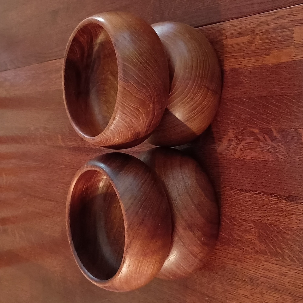 Goodwood Genuine Teak Wood Bowl Set (b520) - Picture 5 of 5